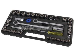 SOCKET SET - 52PC 1/4IN. 3/8IN.1/2DR