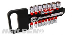 17PCS 3/8INCH DRIVE SOCKET SET