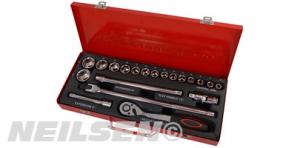 20PCS SOCKET SET 1/2DRIVE