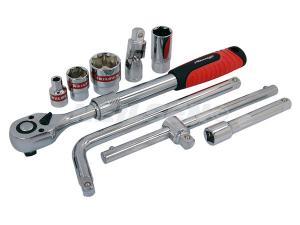 SOCKET SET - 26PC 1/2IN.DR WITH EXT RATCHET