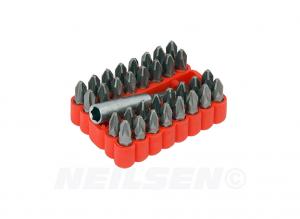 SCREWDRIVER BIT KIT - 33 PIECE PHILLIPS & POZIDRIV NO.2