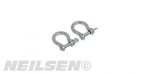 5MM LARGE BOW SHACKLE 2PC