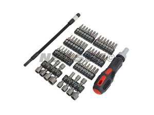 58PC RATCHET HANDLE SCREWDRIVER BIT & SOCKET SET