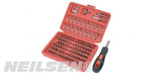 100PCS SCREWDRIVER BIT SET  WITH HANDLE