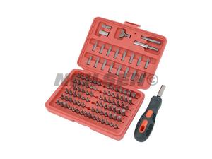 100PCS SCREWDRIVER BIT SET  WITH HANDLE