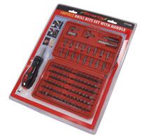 100PCS SCREWDRIVER BIT SET  WITH HANDLE