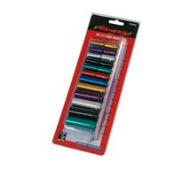 SOCKET SET - 12 PIECE 1/4IN. DRIVE - MULTI-COLOURED - DEEP