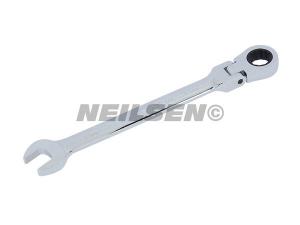 SPANNER FLEXI HEAD RATCHET 12MM GEARTECH