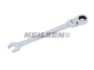 SPANNER FLEXI HEAD RATCHET 11MM GEARTECH