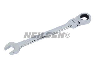 SPANNER FLEXI HEAD RATCHET 16MM GEARTECH