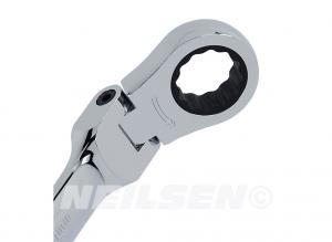 SPANNER FLEXI HEAD RATCHET 18MM GEARTECH