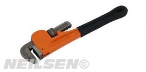 PIPE WRENCH 10IN. WITH PVC DIPPED HANDLE