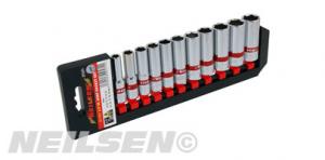 SOCKET SET - 11PC 3/8IN.DR DEEP