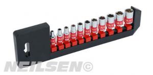 SOCKET SET - 11PC 1/4IN.DR REGULAR