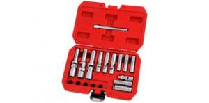 SPECIAL THIN GLOW PLUG REMOVAL SOCKET SET 18PCS