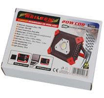 20W COB USB ALUMINUM RECHARGEABLE LED WORKING LIGHT