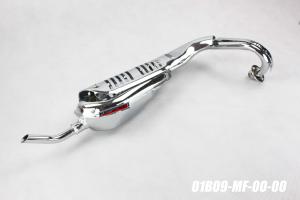 125CC MUNK STANDARD CHROME EXHAUST WITH E MARK