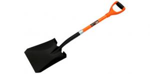 SHOVEL WITH FIBERGLASS D HANDLE, HEAVY DUTY