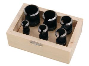 WOOD PLUG CUTTING SET 6 PIECE  3/8-1