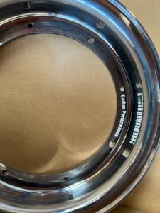 HIGH DX POLISHED ALLOY 3.50J 10IN RIM  FROM CARBON PERFORMANCE   REPLACING KEPSPEED