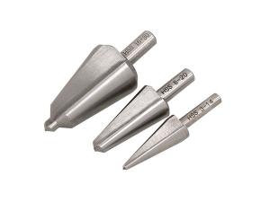 3PCS HSS TAPER POWER CONE CUTTER DRILL  SET