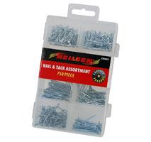 HARDWARE KIT - 750 PIECE NAILS & TACKS ASSORTMENT