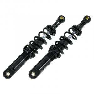 REAR SHOCKS 330MM 6 ROLL SPRING IN BLACK