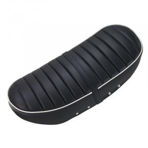 DX LOW SEAT BLACK WITH WHITE PIPING AND RIB PADDING