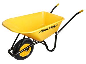 PLASTIC BARROW WITH AIR FILLED TYRES 90L