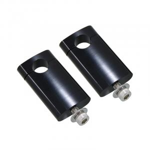  ALLOY RISERS 75MM BLACK