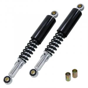 DX 330MM REAR BLACK AND CHROME SHOCKS