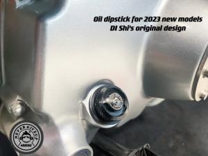 NGU CNC OIL DIP STICK IN BLACK FOR 50CC ENGINES