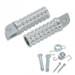 ALLOY FOOT PEGS NEW DESIGN IN ALLOY COLOUR