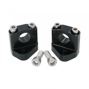 CNC HANDLE BAR RISER NEW STYLE BLACK