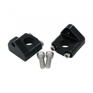 CNC HANDLE BAR RISER NEW STYLE BLACK