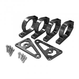 ALLOY BLACK 45MM LIGHT BRACKETS