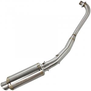 KEPSPEED GP1 SHORT MUFFLER AND S STEEL BRUSHED