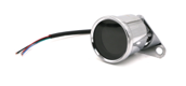 munk chrome led speedo meter with green led