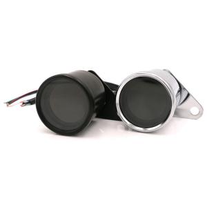 munk chrome led speedo meter with green led