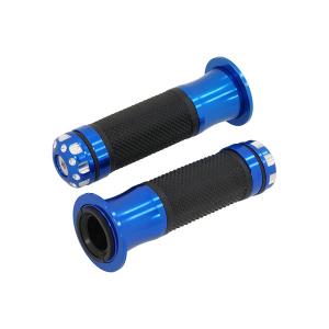 HANDLE BAR GRIPS WITH BLUE  ENDS