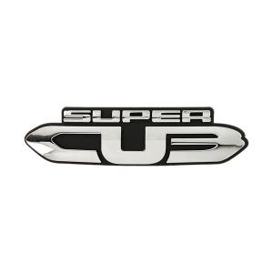 SUPER CUB PLASTIC CHROME SIDE PANEL BADGE