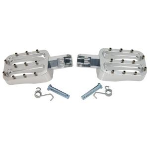 Silver CNC  Foot Pegs for pit bike