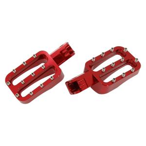 RED CNC  Foot Pegs FOR PIT BIKE