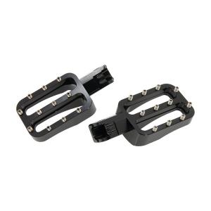 BLACK CNC  Foot Pegs FOR PIT BIKE