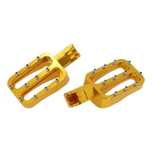 GOLD CNC  Foot Pegs FOR PIT BIKE