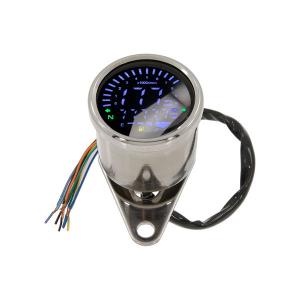  LED SPEEDO AND REV METER ALL IN ONE CHROME CASE